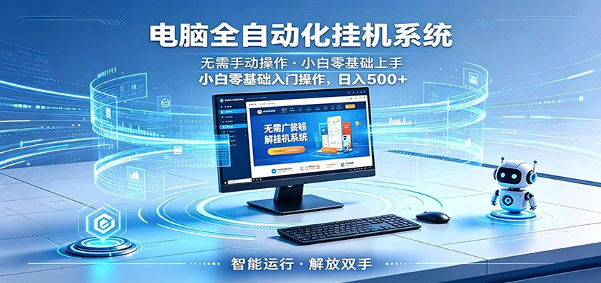 智能广告挂机无需值守，小白上手轻松实现每日增收-天梦资源网