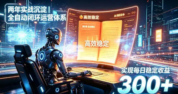 两年实战沉淀｜全自动闭环运营体系，实现每日稳定收益300+【揭秘】-天梦资源网