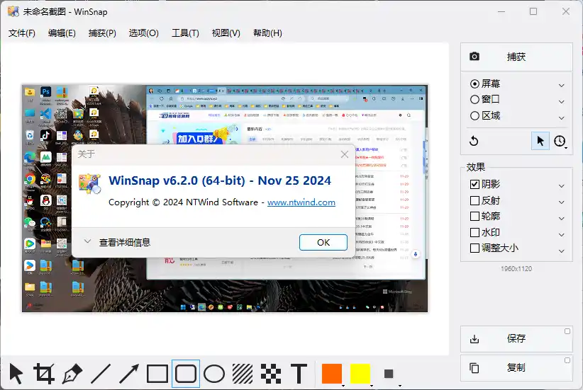 截图神器 WinSnap v6.3.1绿色版-天梦资源网