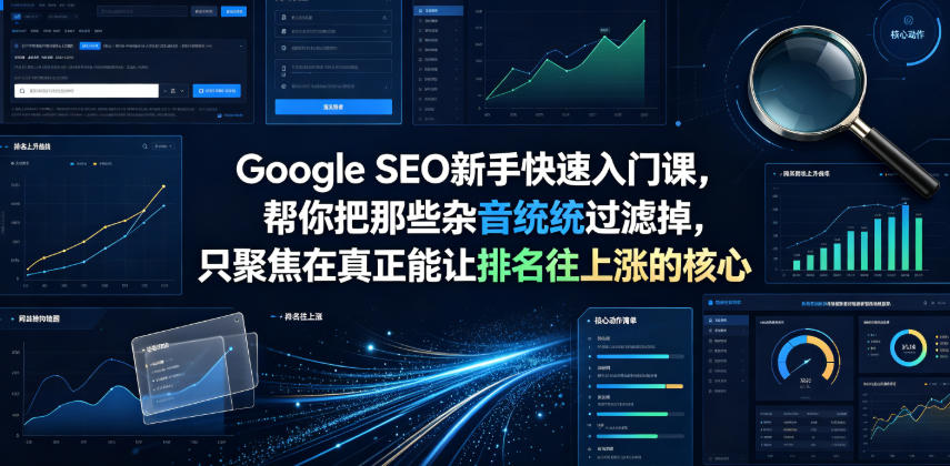 Google SEO新手快速入门课，帮你把那些杂音统统过滤掉，只聚焦在真正能让排名往上涨的核心动作【原创双语字幕】-天梦资源网