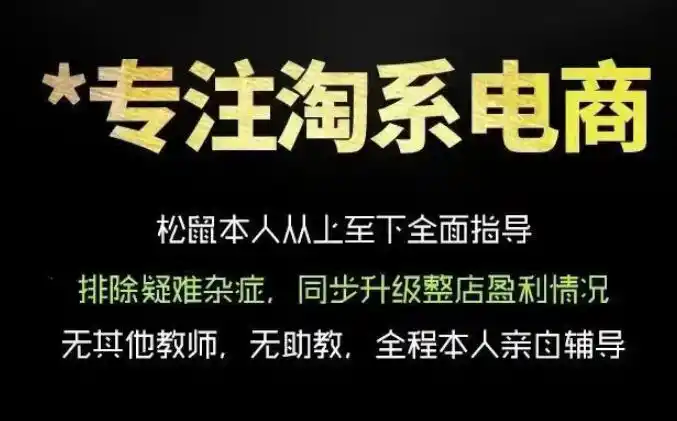 松鼠会电商VIP课程，从基础布局到高阶优化，助你掌握淘宝运营逻辑，提升店铺流量与转化(更新0809)-天梦资源网