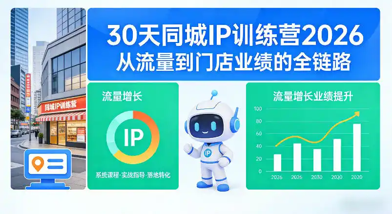 30天同城IP训练营2026年，从流量到门店业绩的全链路(0808更新)-天梦资源网