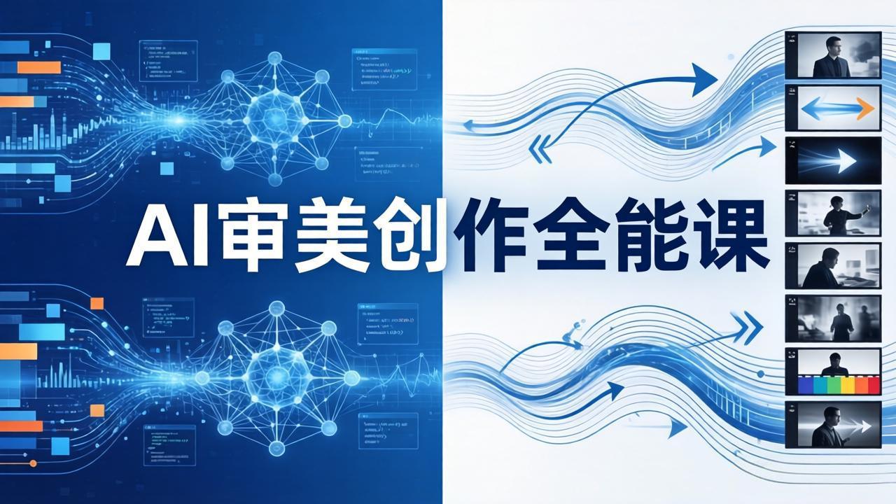 AI审美创作全能课：MJ+Seedance+模型训练+影视分镜+编剧，一站式掌握AI艺术创作-天梦资源网