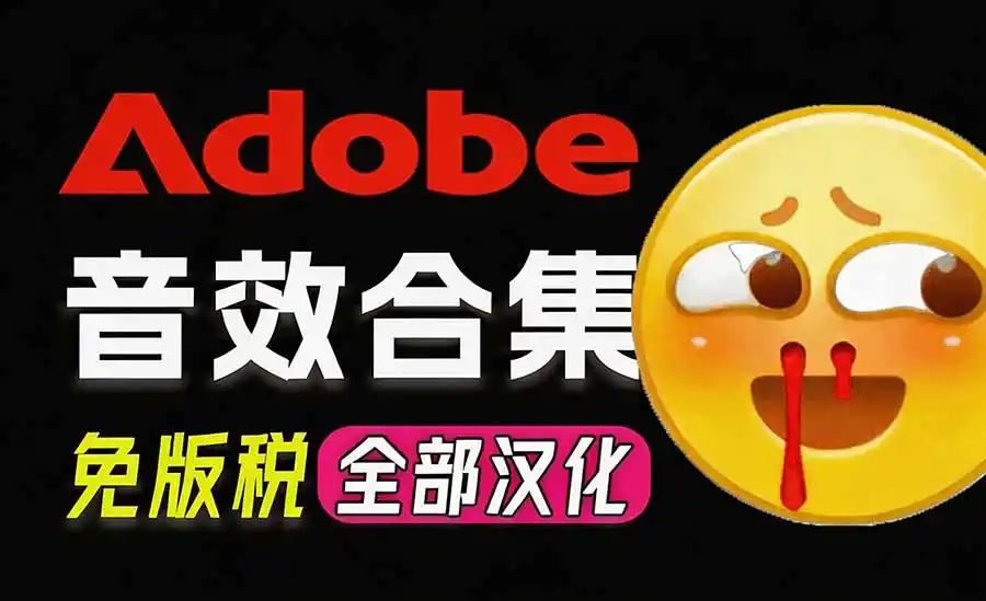 请称爆硬盘！Adobe 和 达芬奇 官方提供的高品质免版税音效库， 10000+ 免费商用音效合集，已离线打包-天梦资源网