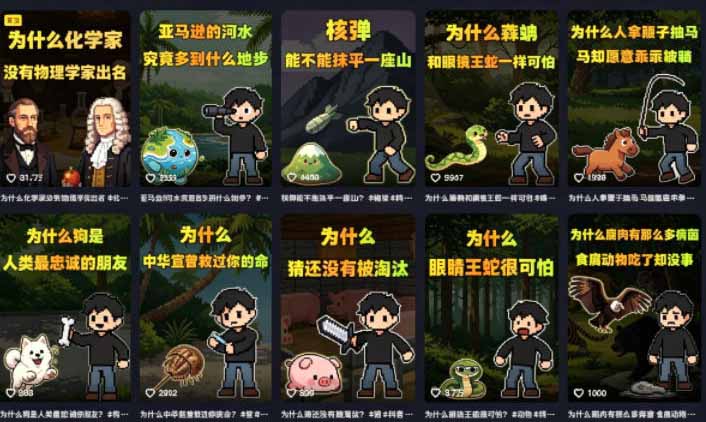 卡通类科普内容制作速成课，兼具专业性与趣味性，低门槛入局持续产出稳拿平台伙伴计划+精选独家收益-天梦资源网