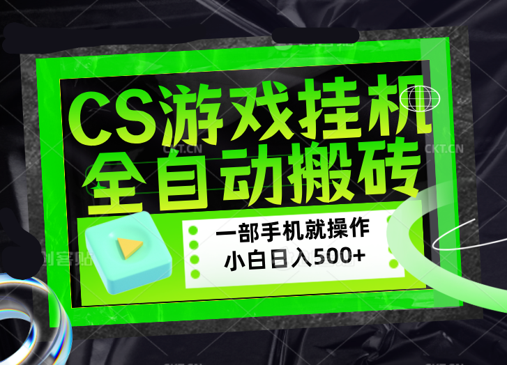 CSGO游戏挂机捡漏搬砖，超稳定的项目，带领1000+小白实现日入500+，数据可视频验证-天梦资源网