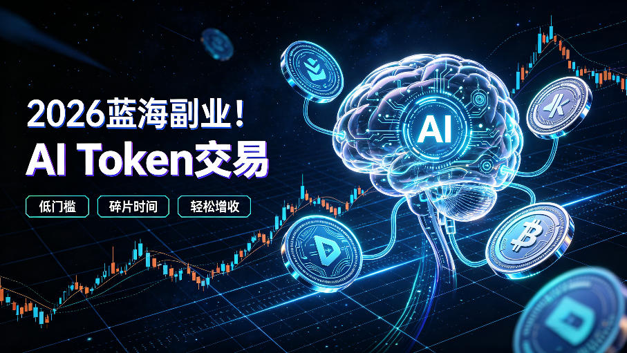2026全新风口副业｜AI智能Token交易，空闲时间轻松 賺 收益，无需全天盯盘【揭秘】-天梦资源网