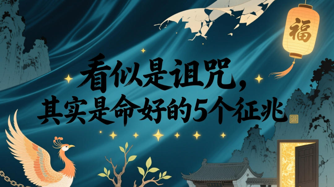 付费文章：看似是诅咒，其实是命好的5个征兆-天梦资源网