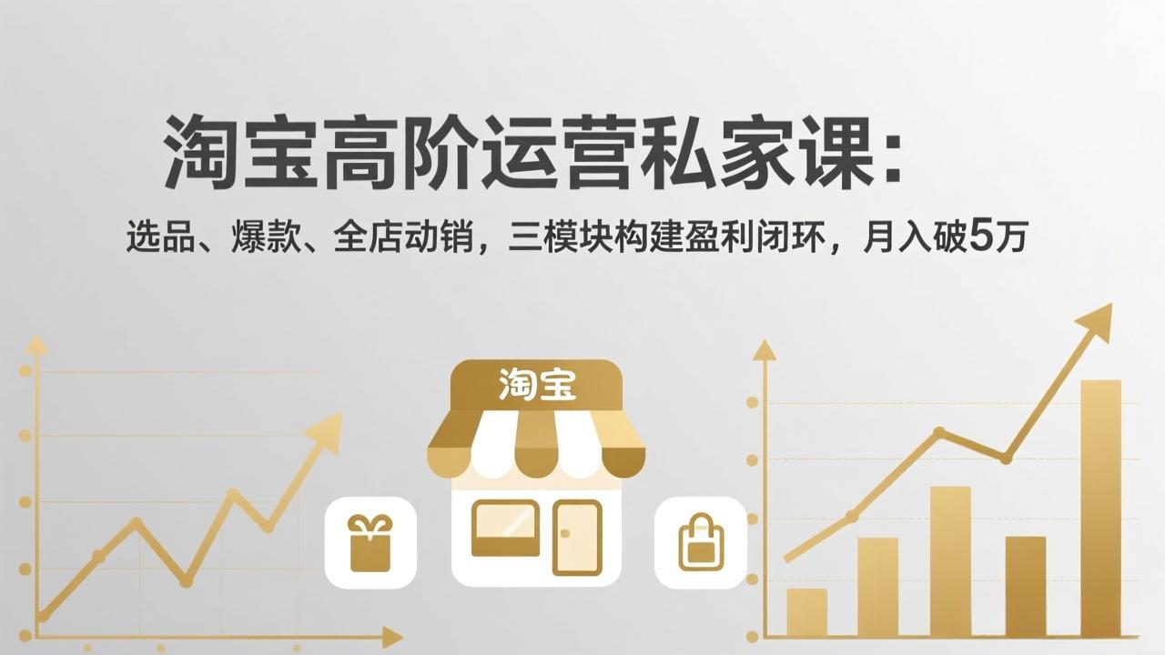 淘宝高阶运营私家课(更新26年4月-天梦资源网