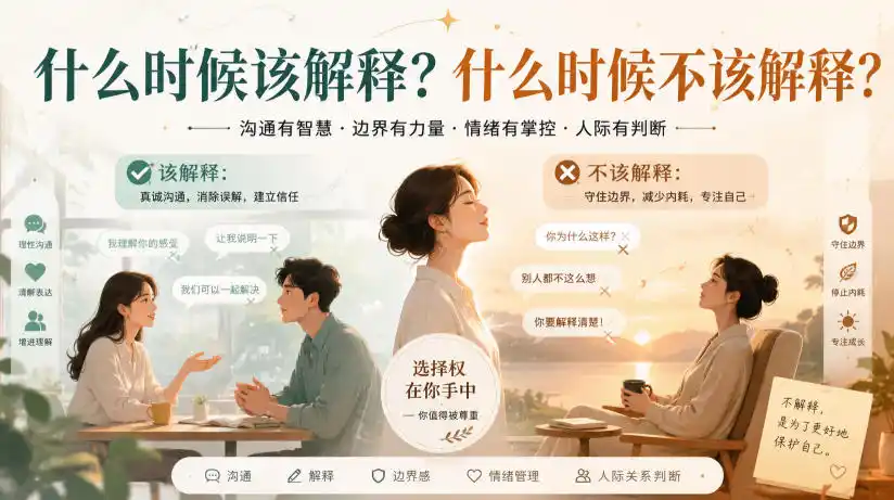 付费文章：什么时候该解释？什么时候不该解释？-天梦资源网