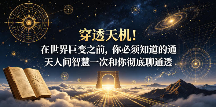 付费文章：穿透天机！在世界巨变之前，你必须知道的通天人间智慧一次和你彻底聊通透-天梦资源网