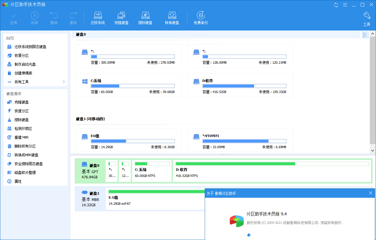 分区助手技术员v10.12.1特别版-天梦资源网