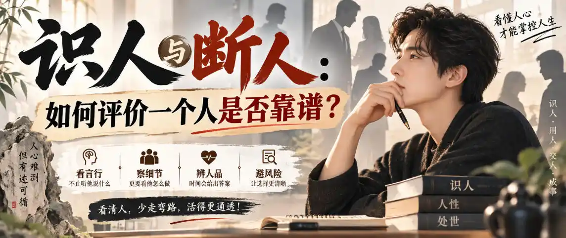 付费文章：识人与断人：如何评价一个人是否靠谱？-天梦资源网