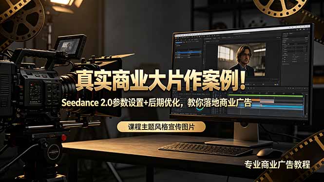 真实商业大片作案例！Seedance 2.0参数设置+后期优化，教你落地商业广告-天梦资源网