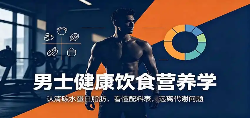 男士健康饮食营养学：认清碳水蛋白脂肪，看懂配料表，远离代谢问题-天梦资源网