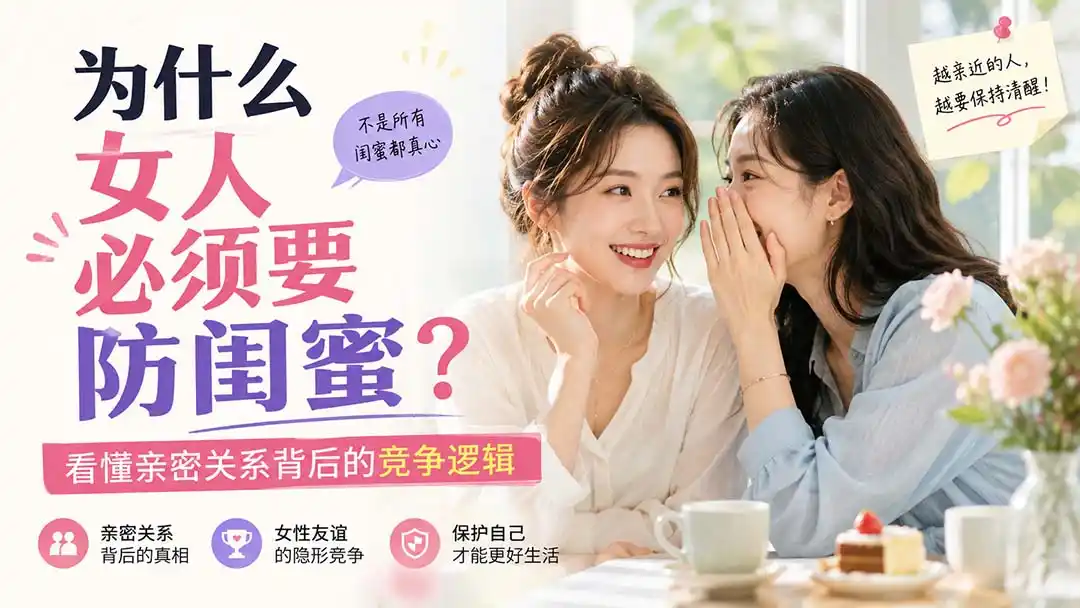 付费文章：为什么女人必须要防闺蜜？看懂亲密关系背后的竞争逻辑-天梦资源网