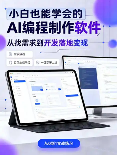 手把手教会你ai编程制作软件到变现全路径，零基础小白轻松上手，从找需求到开发落地变现【揭秘】-天梦资源网