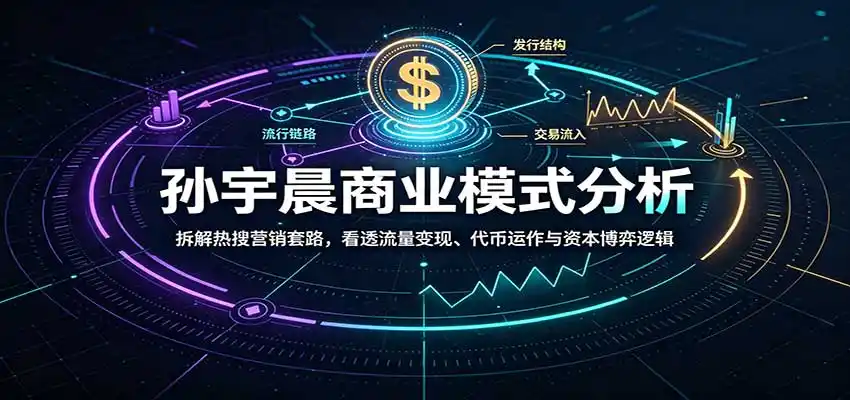 孙宇晨商业模式分析：拆解热搜营销套路，看透流量变现、代币运作与资本博弈逻辑-天梦资源网