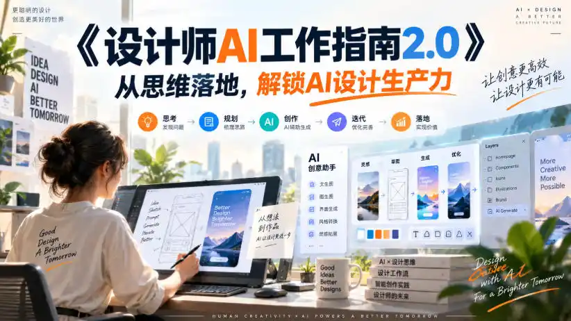 《设计师AI工作指南2.0》从思维落地-无水印，解锁AI设计生产力-天梦资源网