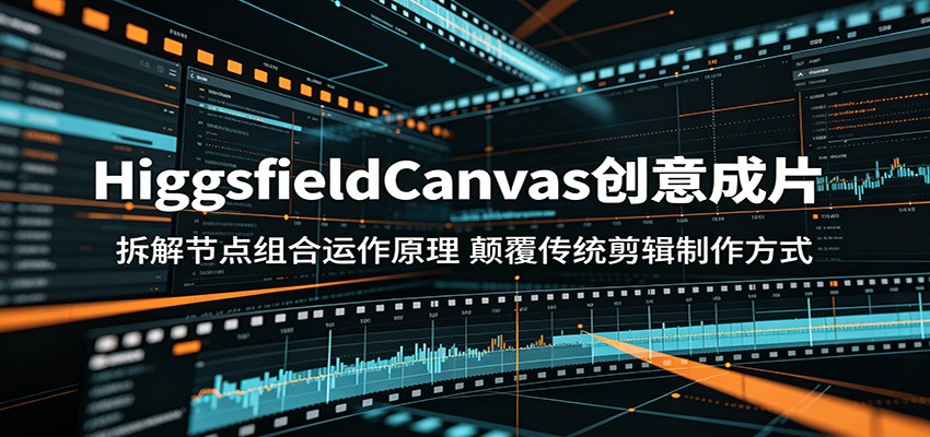 HiggsfieldCanvas创意成片：拆解节点组合运作原理，颠覆传统剪辑制作方式-天梦资源网