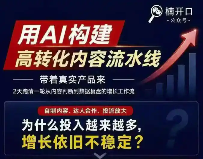 小红书AI内容生产2026年线下课完整现场还原版，用AI构建高转化内容流水线-天梦资源网