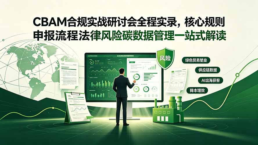 CBAM合规实战研讨会全程实录，核心规则申报流程法律风险碳数据管理一站式解读-天梦资源网