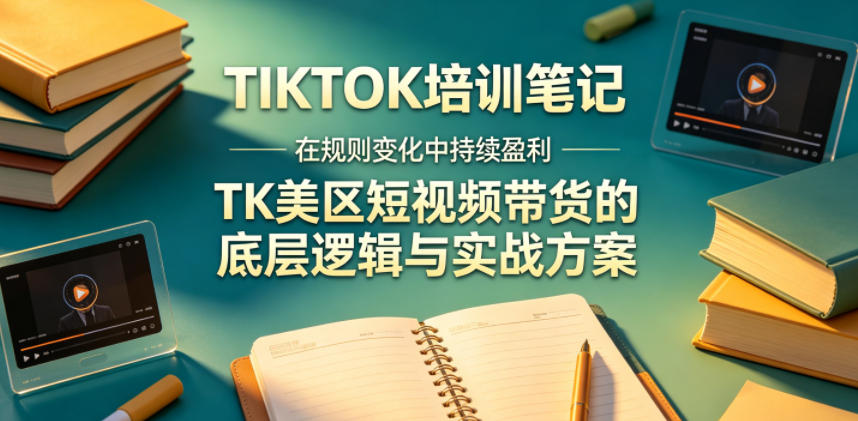 视界跨境TIKTOK4月17培训笔记，在规则变化中持续盈利，TK美区短视频带货的底层逻辑与实战方案【文档】-天梦资源网