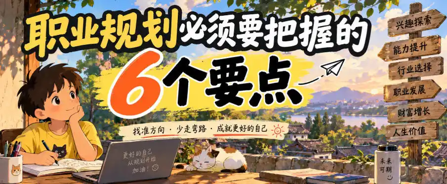 付费文章：职业规划必须要把握的6个要点-天梦资源网