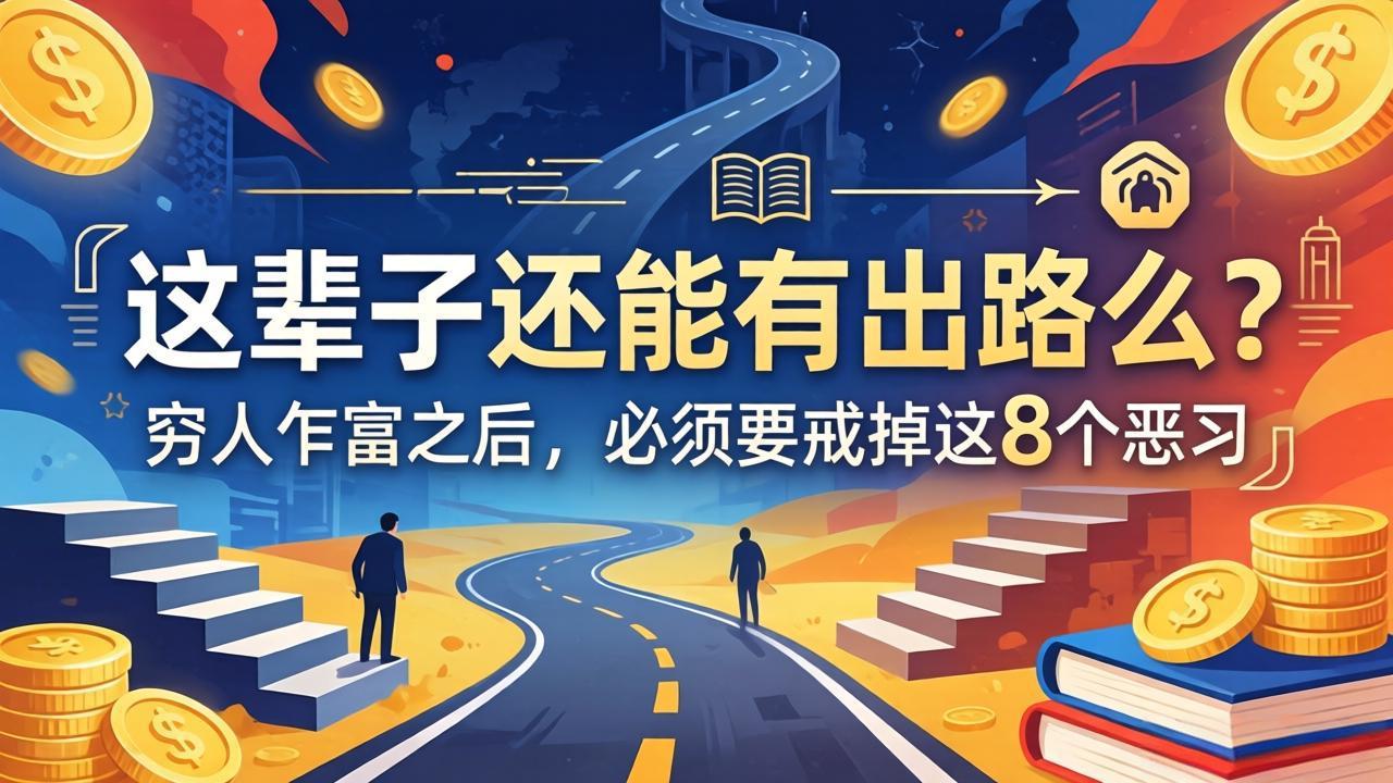 关于人生两篇付费文章【这辈子还能有出路么？】【穷人乍富之后，必须要戒掉这8个恶习】-天梦资源网