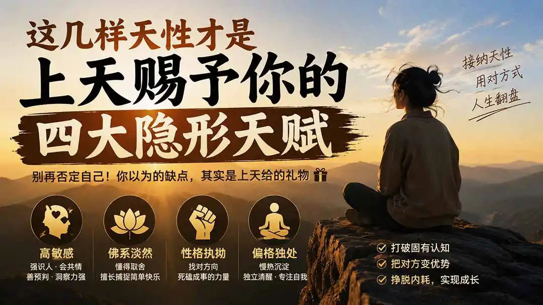付费文章：这几样天性才是上天赐予你的四大隐形天赋-天梦资源网