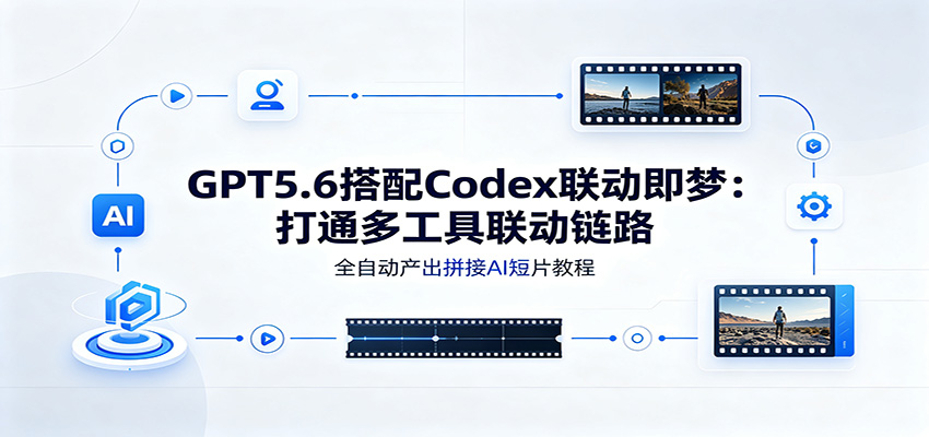 GPT5.6搭配Codex联动即梦：打通多工具联动链路，全自动产出拼接AI短片教程-天梦资源网