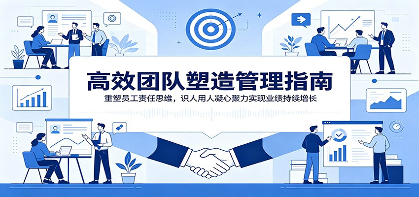 高效团队塑造管理指南：重塑员工责任思维，识人用人凝心聚力实现业绩持续增长-天梦资源网
