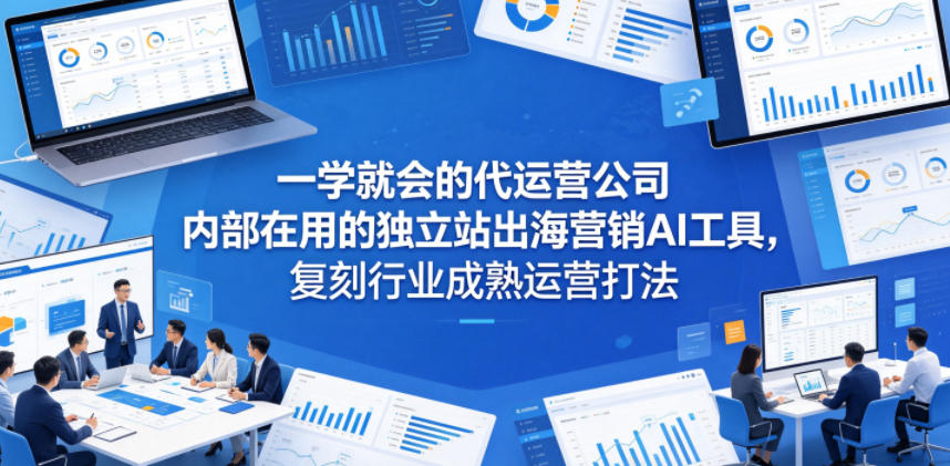 一学就会的代运营公司内部在用的独立站出海营销AI工具，复刻行业成熟运营打法-天梦资源网