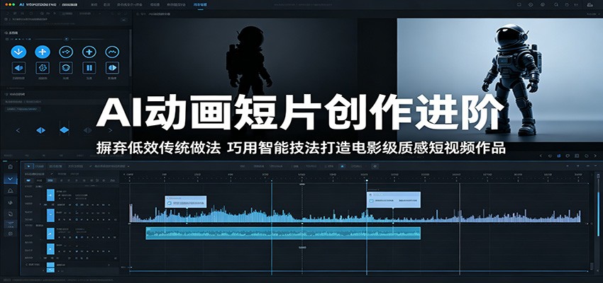 AI动画短片创作进阶：摒弃低效传统做法，巧用智能技法打造电影级质感短视频作品-天梦资源网