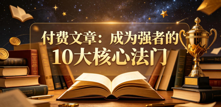 付费文章：成为强者的10大核心法门-天梦资源网