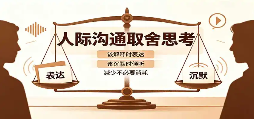 人际沟通取舍思考：分清解释与沉默边界，拿捏职场生活沟通分寸减少情绪内耗-天梦资源网
