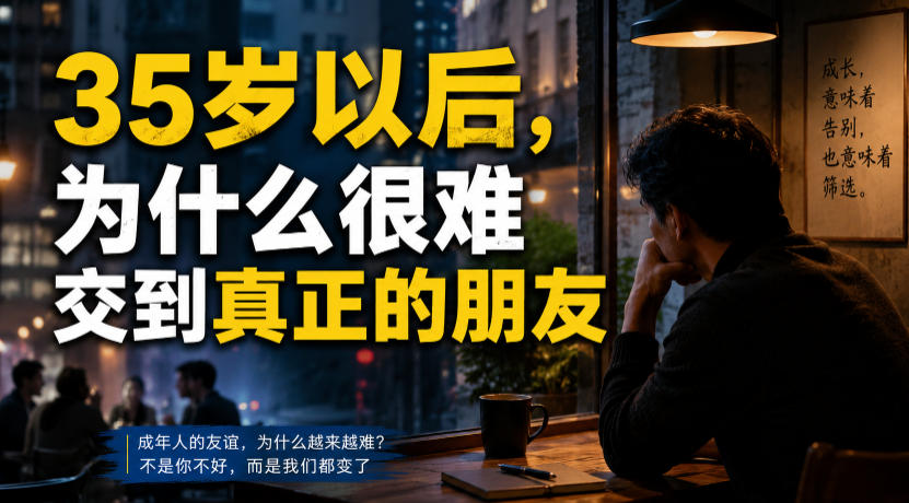 付费文章：35岁以后，为什么很难交到真正的朋友-天梦资源网