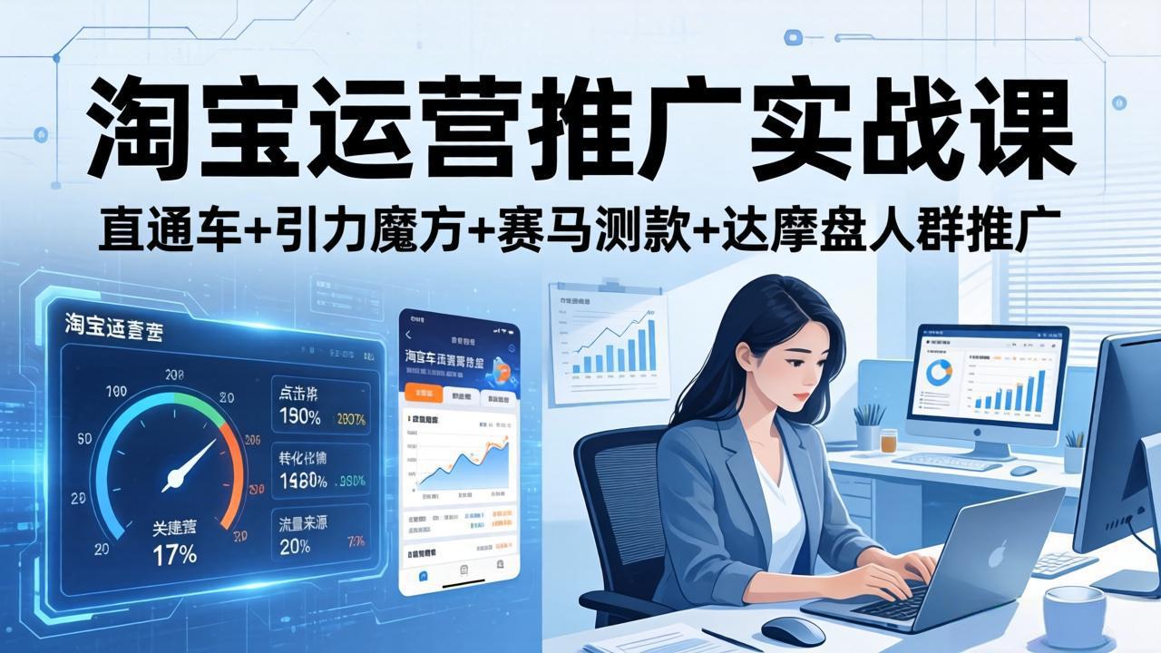 淘宝运营推广实战课(更新26年4月-天梦资源网