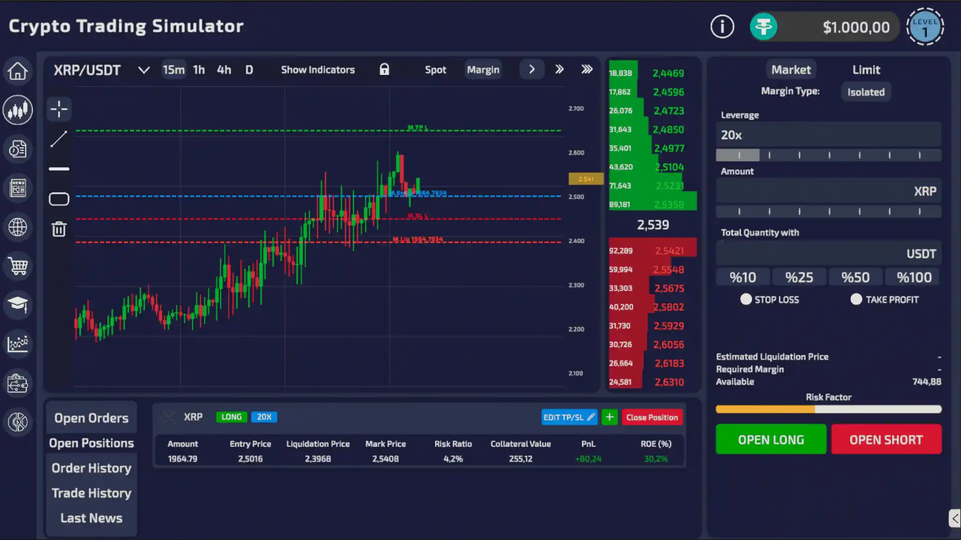 加密货币交易模拟器/Crypto Trading Simulator-天梦资源网