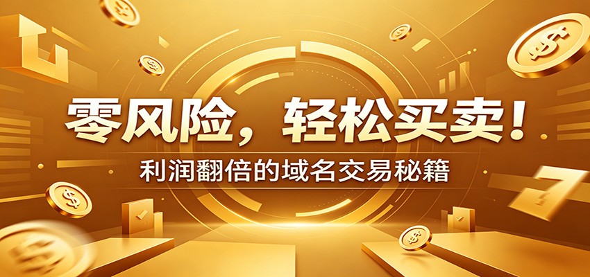 零风险域名交易实战秘籍：新手安全买卖教学，选品定价谈判实现收益翻倍-天梦资源网