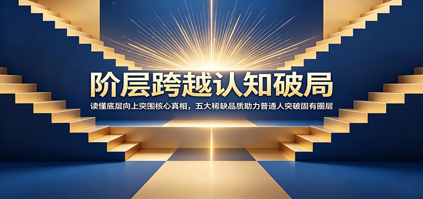 阶层跨越认知破局：读懂底层向上突围核心真相，五大稀缺品质助力普通人突破固有圈层-天梦资源网