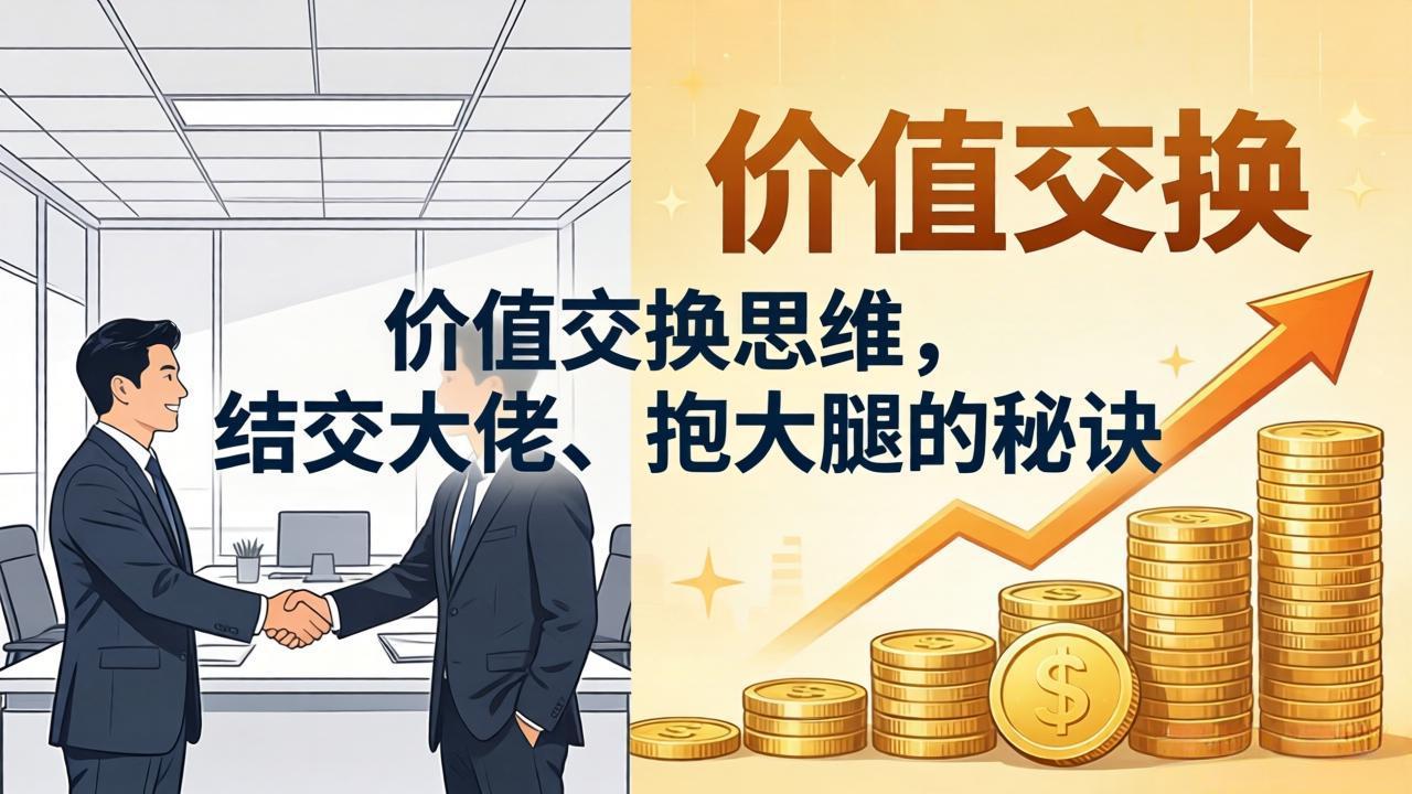 某付费文章：价值交换思维，结交大佬、抱大腿的秘诀-天梦资源网