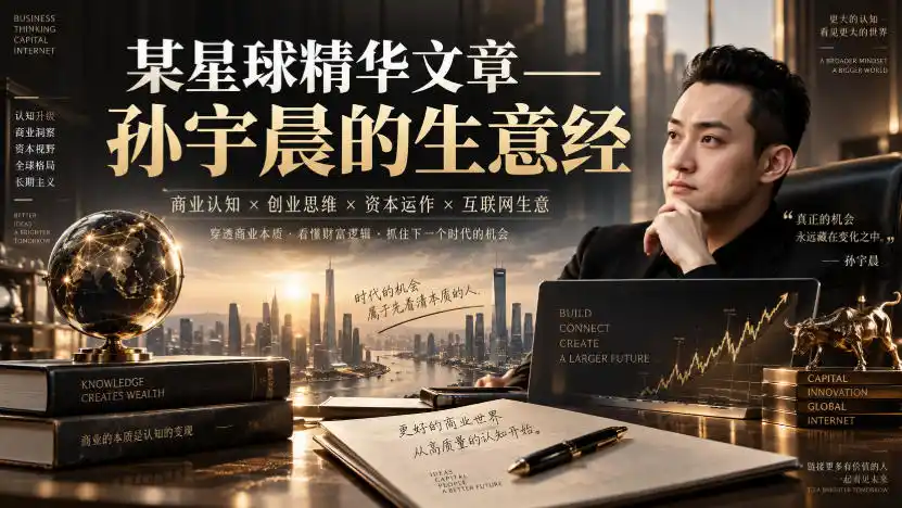某星球精华文章——孙宇晨的生意经-天梦资源网