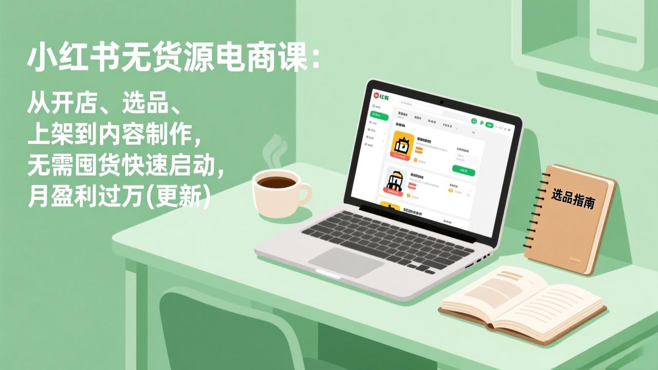 小红书无货源电商课(6月22更新-天梦资源网